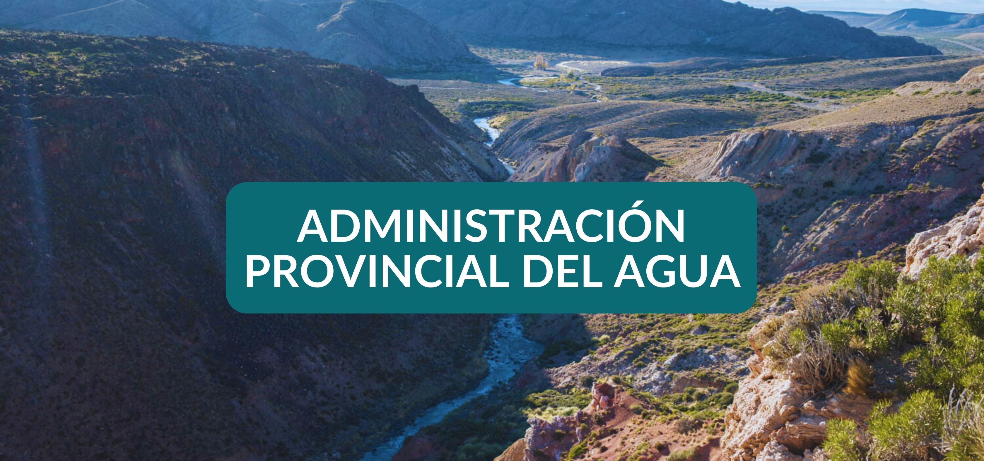 Título XII. Administración provincial del agua